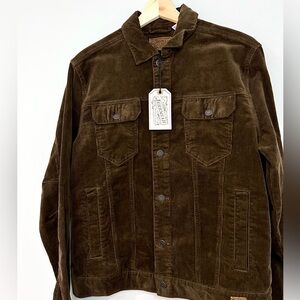 NWT Jeremiah Brown Corduroy Bomber Jacket. Size Small
